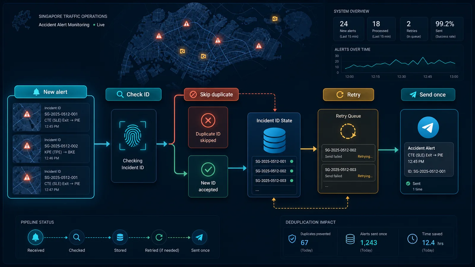 Duplicate and retry control