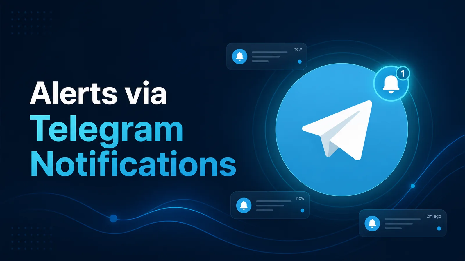 Alerts via Telegram notifications