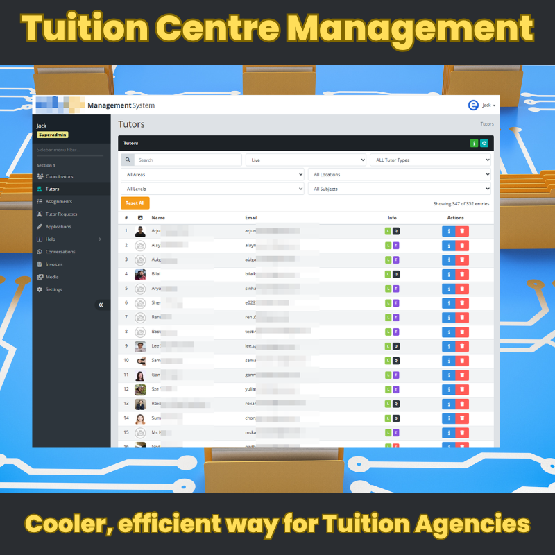 Tuition Centre Management System v2