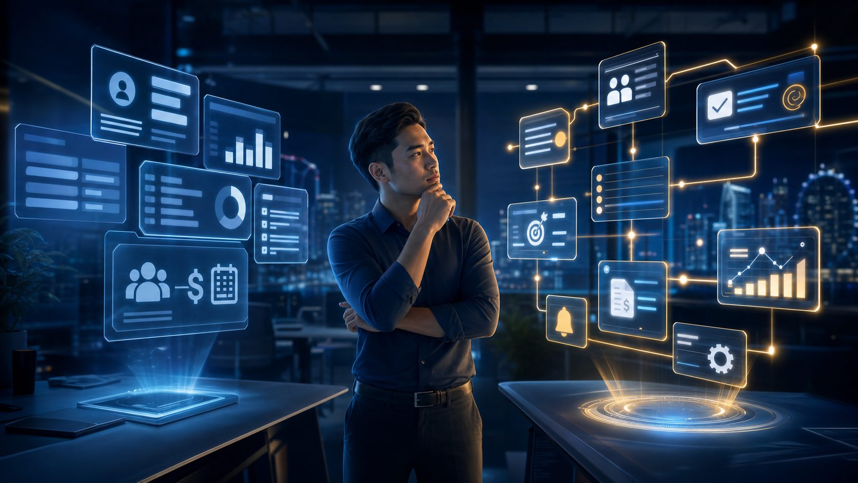 Futuristic CRM cost comparison for Singapore SMEs